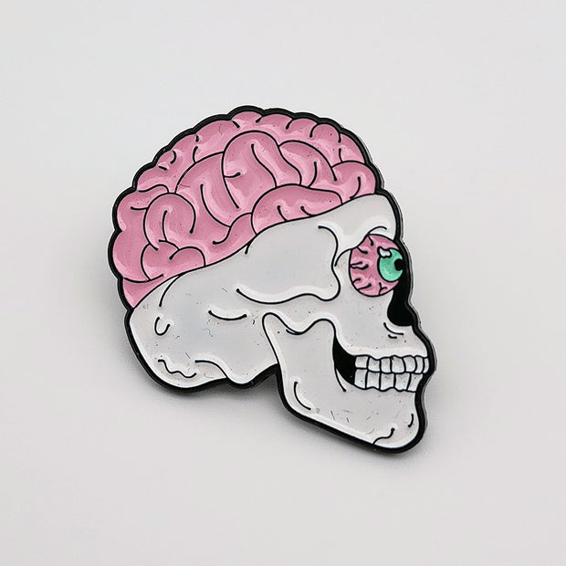 Big Brains Enamel Lapel Pin