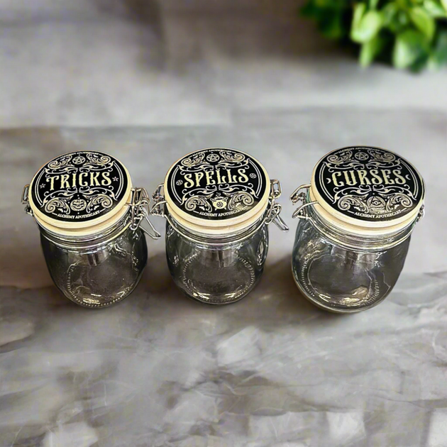 Kitchen Witch Apothecary Jar Canisters by Alchemy Gothic – Bleak Boutique