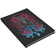 "Crow and Flowers" Hardcover Writing Journal