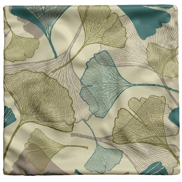 "Ginkgo Leaves" Throw Pillow