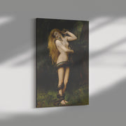 "Lilith" by John Collier Rectangle Canvas Wrap