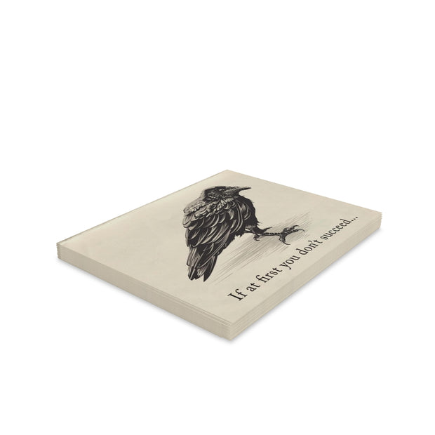 "Attempted Murder" Crow Greeting Card