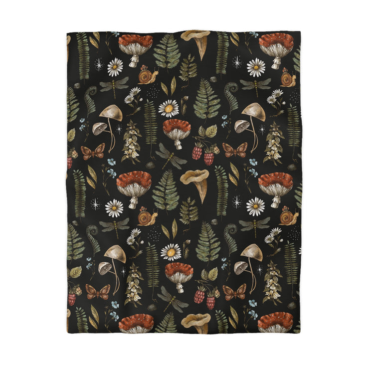 "Dark Forest Pattern" Microfiber Duvet Cover