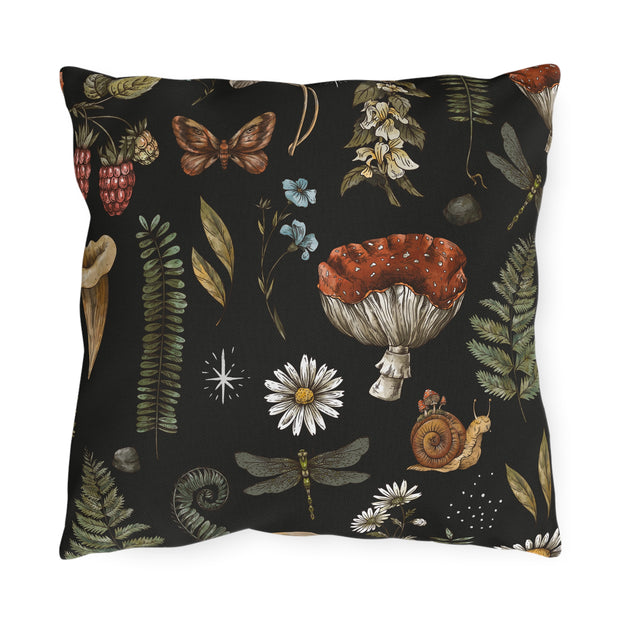 "Dark Forest" Outdoor Throw Pillows