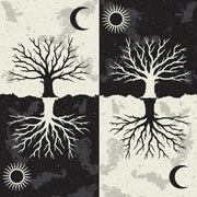 As Above So Below Tree Knee High Socks
