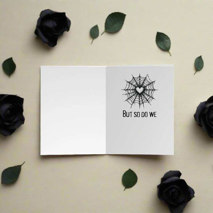 "The Horrors Persist" Romantic Goth Greeting Cards