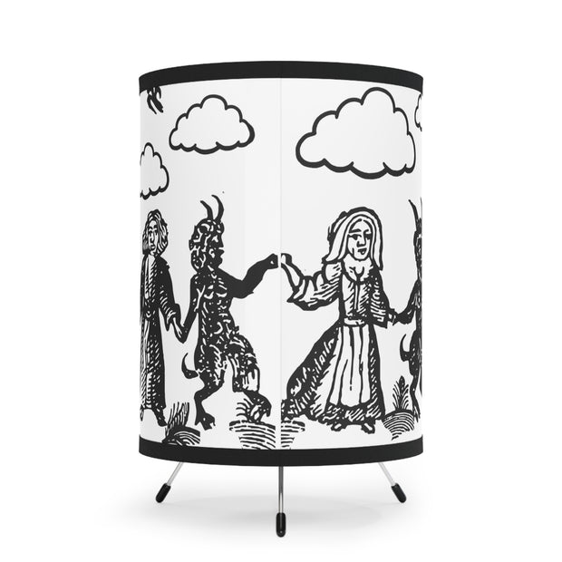 "Dance With The Devil" Tripod Table Lamp