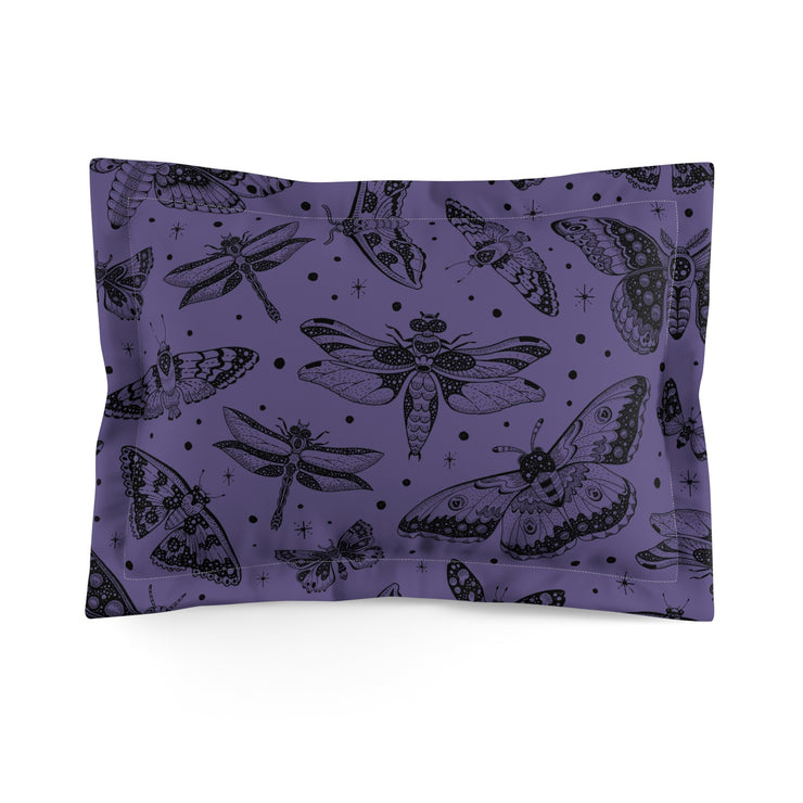 "Moth Kingdom" Deluxe Microfiber Pillow Sham