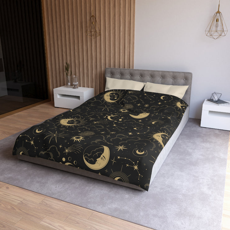 "Constellations" Microfiber Duvet Cover