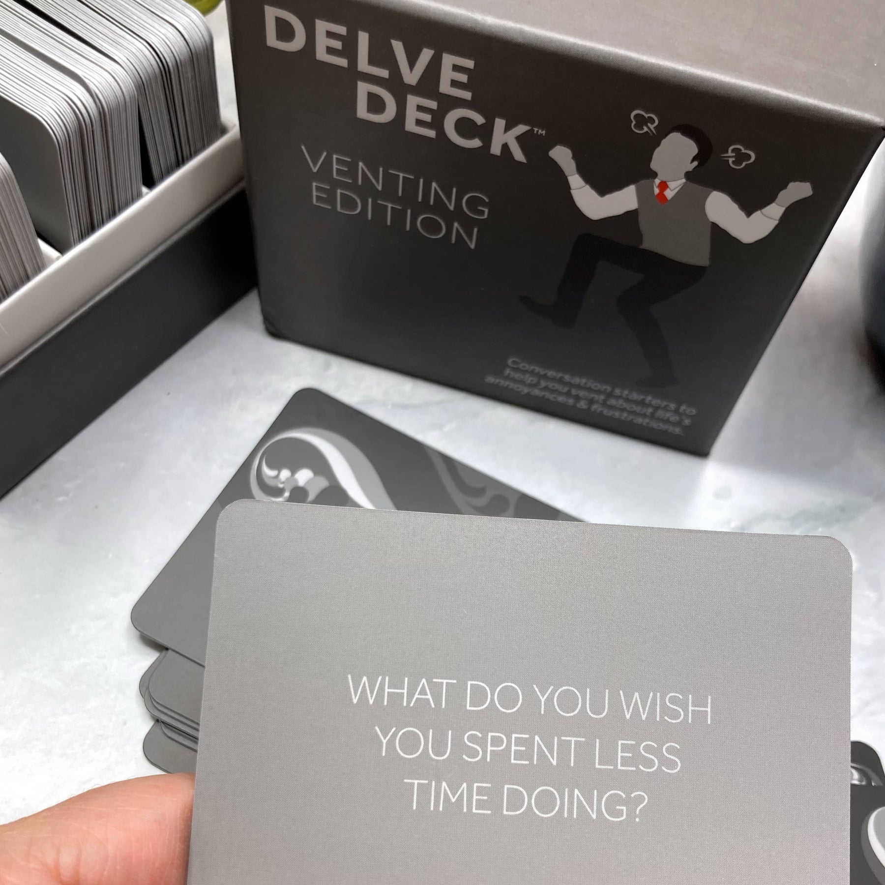 Delve Deck: Venting Edition - Conversation Starter Cards – Bleak Boutique