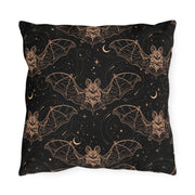 "Vampire Bats" Outdoor Throw Pillows