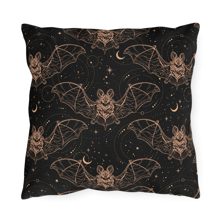 "Vampire Bats" Outdoor Throw Pillows