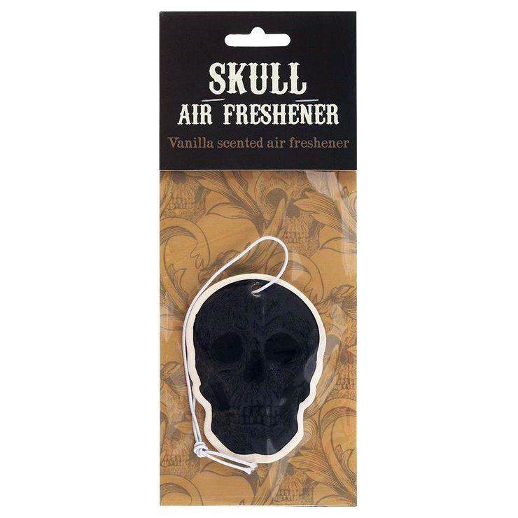 "Black Skull" Vanilla Scented Air Freshener