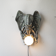 Abyssal Orb of Cthulhu Wall Sconce Lamp