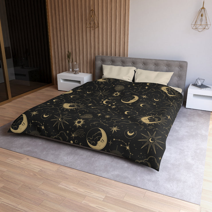 "Constellations" Microfiber Duvet Cover