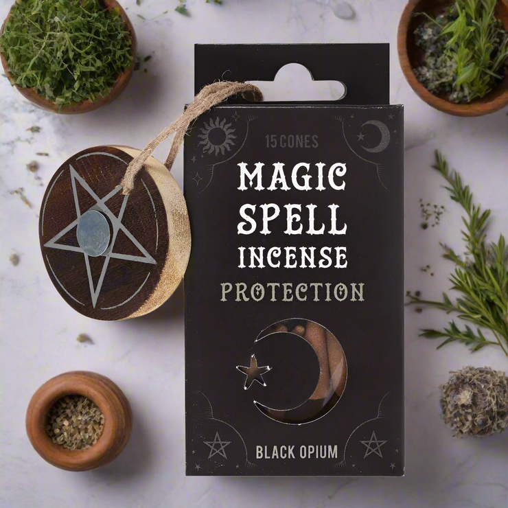 Magic Spell Handmade Organic Incense Cones - Protection