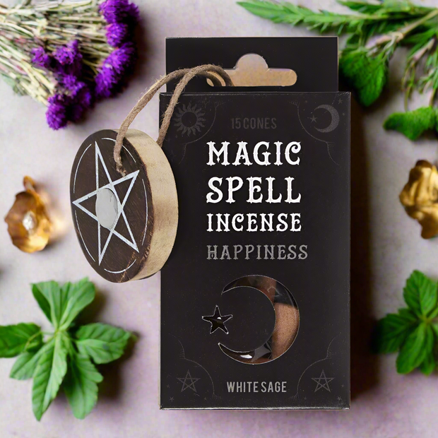 Magic Spell Handmade Organic Incense Cones - Happiness