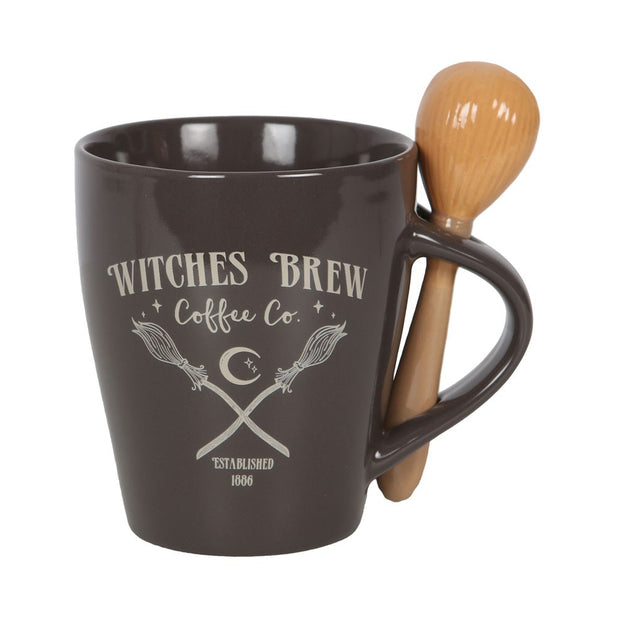 Witches' Brew Coffee Co. Mug & Spoon Gift Set