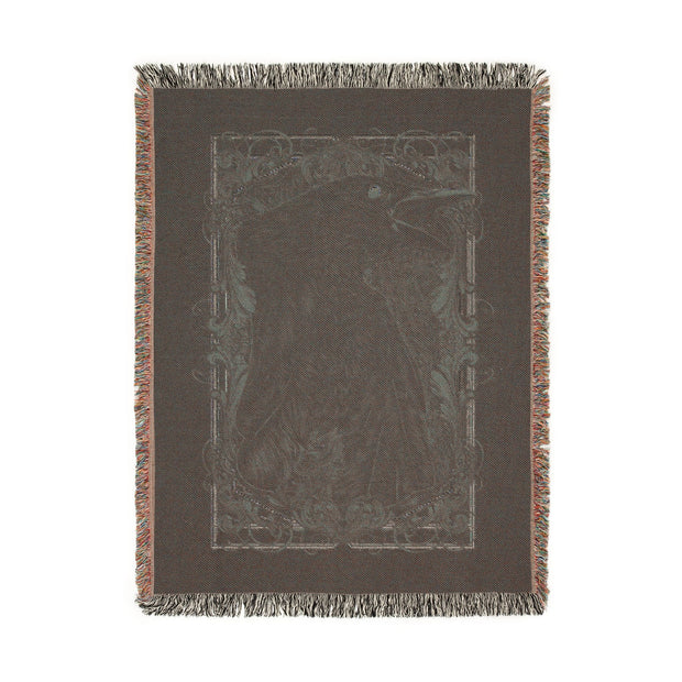 Death of a Crow 100% Cotton Woven Throw Blanket