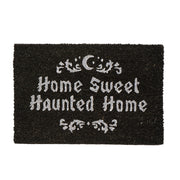 "Haunted Home" Black Coir Doormat