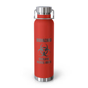 "Biohazard: Regulated Medical Waste" 22 oz Copper Vacuum Insulated Bottle