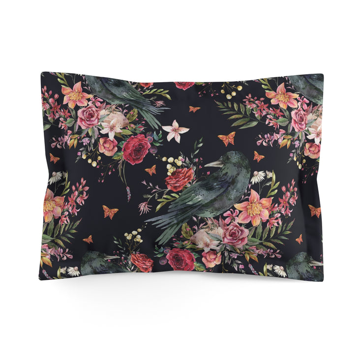"The Raven of the Wood" Microfiber Pillow Shams