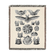 Chiroptera (Bats) 100% Cotton Woven Blanket