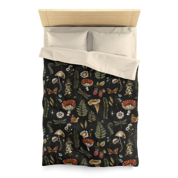 "Dark Forest Pattern" Microfiber Duvet Cover