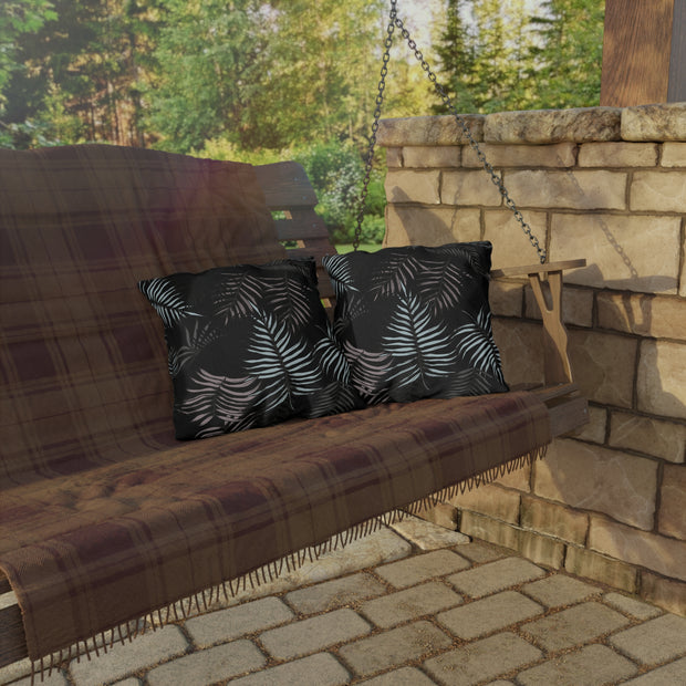 "Dark Foliage" Outdoor Throw Pillows