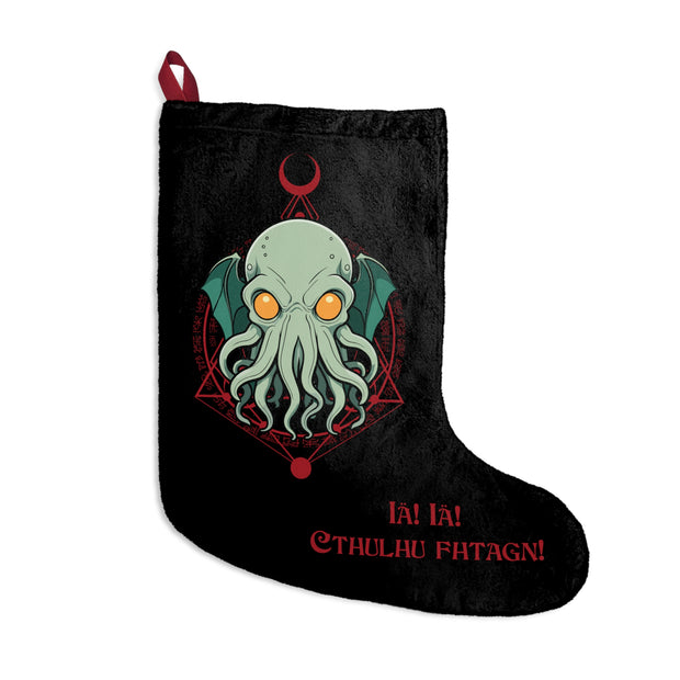 "Iä! Iä! Cthulhu fhtagn!" (Hail! Hail! Cthulhu awaits!) Holiday Stocking