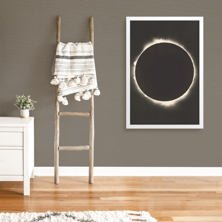 "1927 Solar Eclipse Photograph" Rectangle Framed Art Print