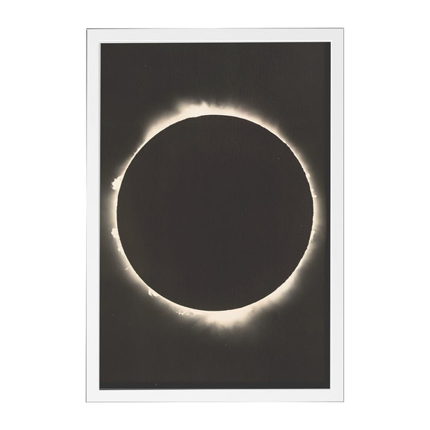 "1927 Solar Eclipse Photograph" Rectangle Framed Art Print