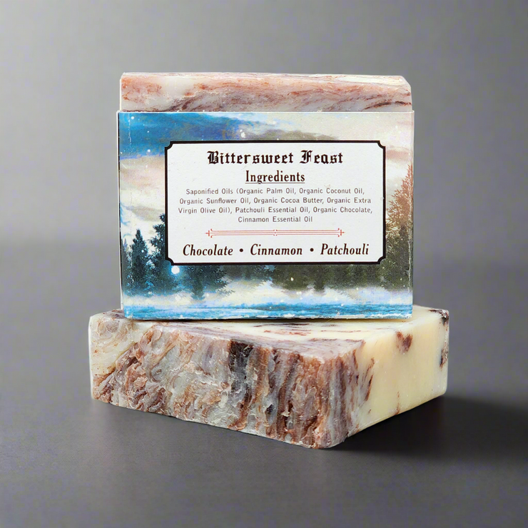 Savon en barre végétalien fait à la main « Festin doux-amer »