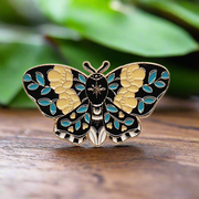 Floral Butterfly Enamel Pins