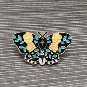 Floral Butterfly Enamel Pins