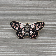 Floral Butterfly Enamel Pins