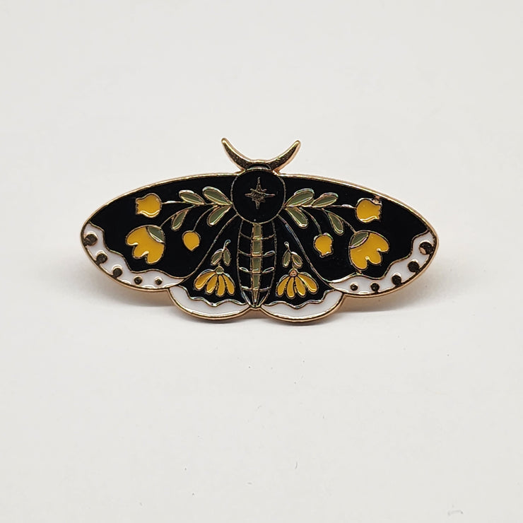 Floral Butterfly Enamel Pins