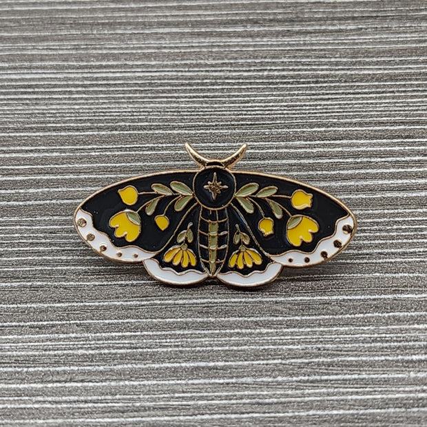 Floral Butterfly Enamel Pins