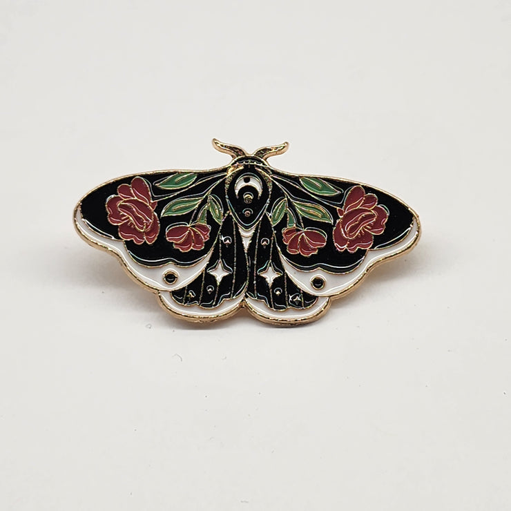 Floral Butterfly Enamel Pins