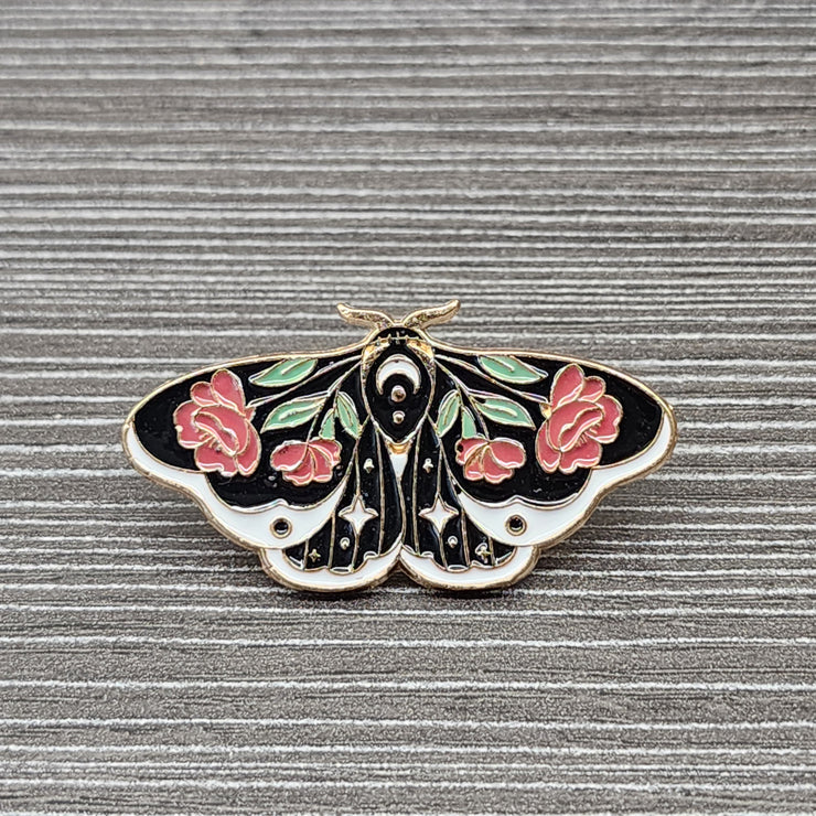 Floral Butterfly Enamel Pins