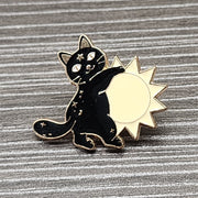 Celestial Cats Enamel Lapel Pins