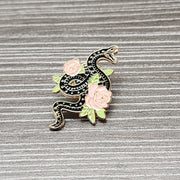 Thorned Serpent Enamel Lapel Pin