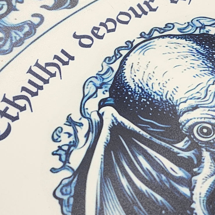 "Que Cthulhu devore esta casa por última vez" Plato de 10x14