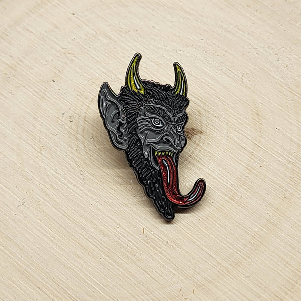 Krampus Enamel Lapel Pin