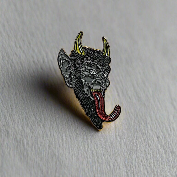 Krampus Enamel Lapel Pin