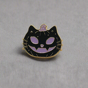 Pin de solapa esmaltado Cat-o-Lantern