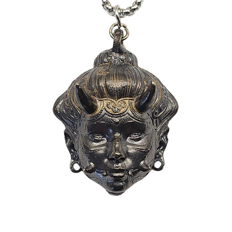 Namanari Hannya Mask Necklace
