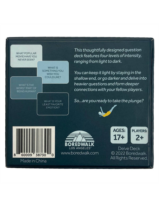 Delve Deck Conversation Starter Cards