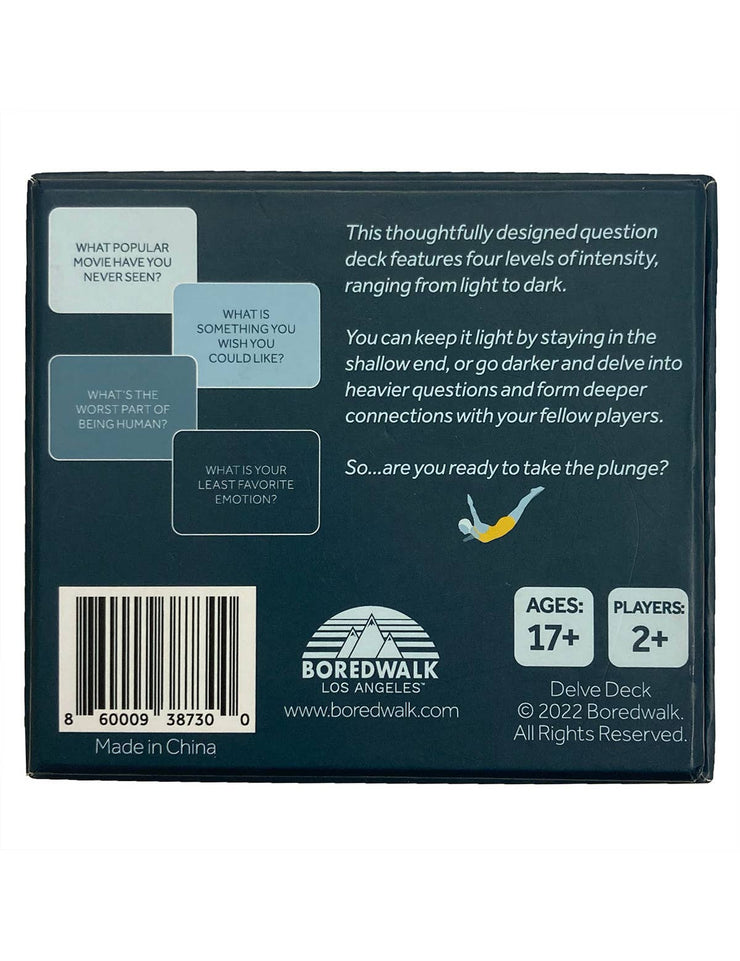 Delve Deck Conversation Starter Cards