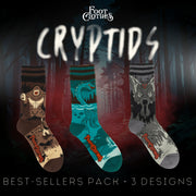 Cryptids Best-Sellers Sock Pack | 3 Designs